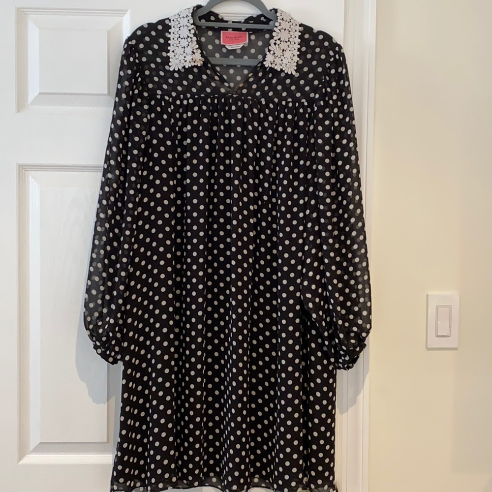Kate spade black and white dress